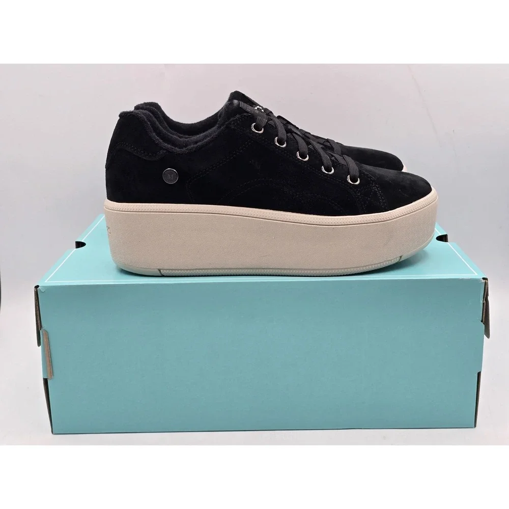 Skechers Martha Stewart Shoes Women Plateau Chic Lady Platform Black 158821 Sz 7